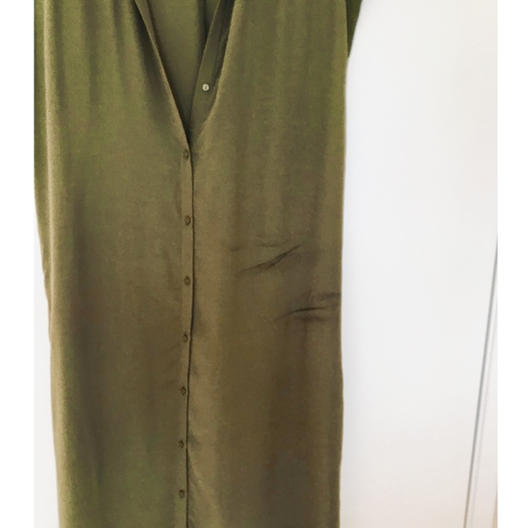NWOT! Olive Button-Up Midi Dress by Arrays - Picture 5 of 8